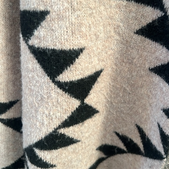 Frye Aztec Western print long sweater jacket XXL - Picture 3 of 5